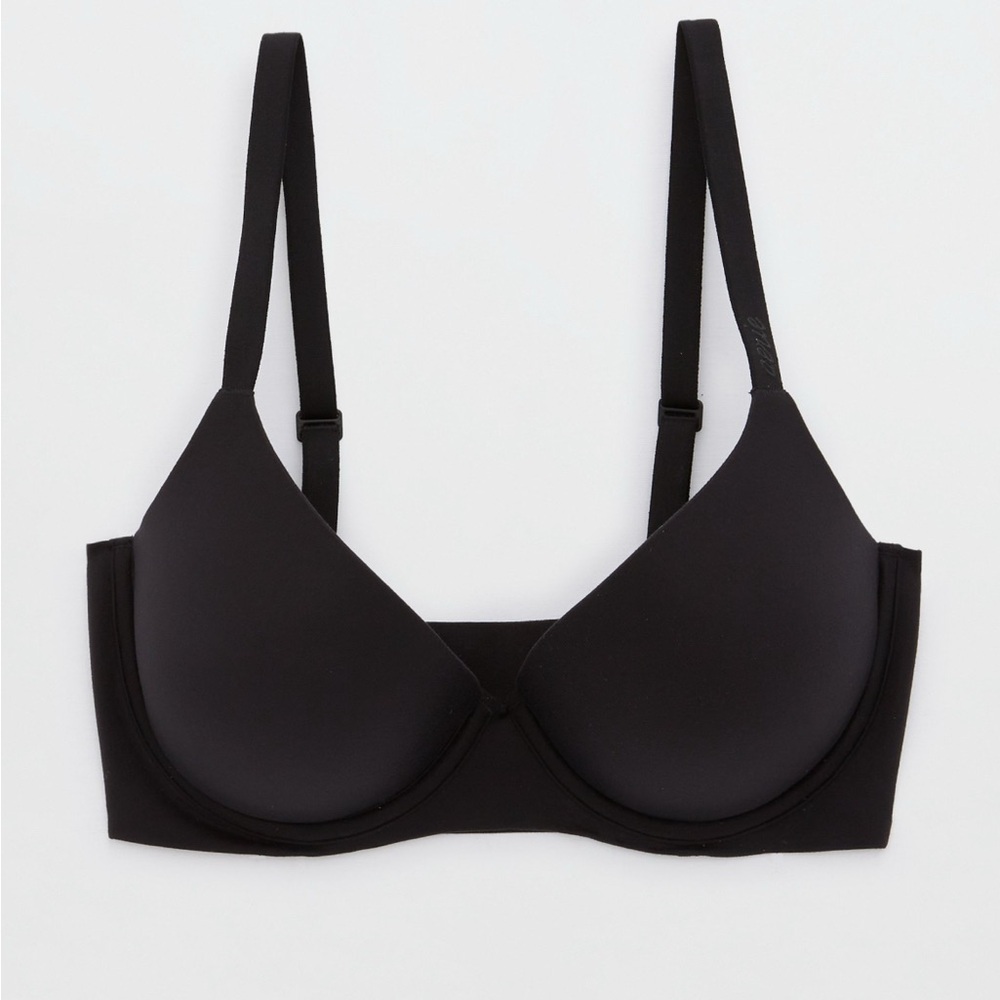 Aerie Black Seamless T-Shirt Bra